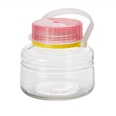 ADERIA 醃漬玻璃罐 粉色 180g, 2L, 1個