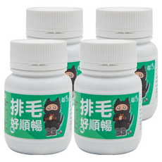 CAT-POOL 貓侍 保健品系列 排毛好順暢 80g, 排毛, 4罐