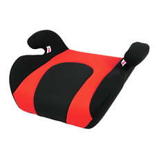 OMYCAR 小乖乖 兒童安全增高座墊, 黑色/紅色