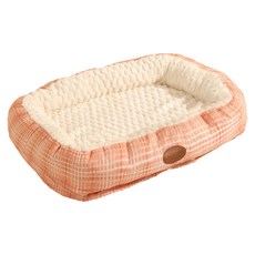 華夫格寵物睡窩, 1個, 粉色 + 白色