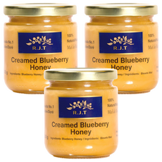 R.J.T 天然乳化藍莓花蜜, 100%純天然無添加, 加拿大原廠原裝進口, 3罐