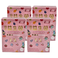 頂級益生菌粉包EX綜合 奶素 莓果口味,20包,40g,4盒, 2g