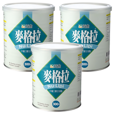 益富 麥格拉 中鏈三酸甘油酯, 300g, 3罐