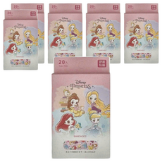 ONEDER 旺達棉品 迪士尼公主系列 貼繃 PROK01, 20個, 6盒