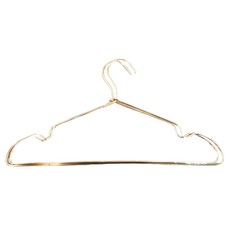 SHIMOYAMA 耐候防鏽太空鋁金屬衣架, 復古金, 2個