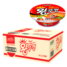 paldo 八道 王蓋拉麵 碗裝, 110g, 18入