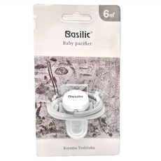 Basilic 貝喜力克 櫻桃型安撫奶嘴 食品級矽膠, 1個, M(6個月以上), 存在主義 灰色