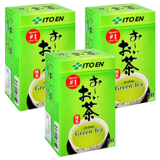 ITO EN 伊藤園 好喝綠茶包 Set 日本原裝進口 1.4oz(40g), 2g, 20包, 3盒