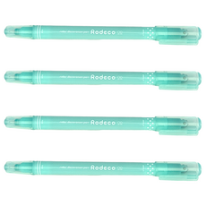 Sun-Star Rodeco 波點簽字雙頭兩用筆 - 薄荷藍, 4支