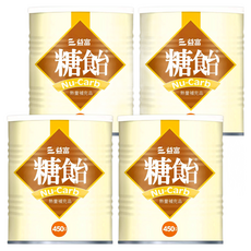 益富 糖飴 熱量補充品, 450g, 4罐