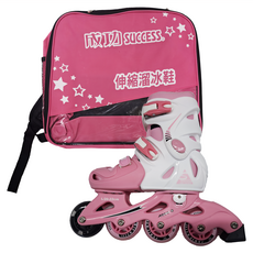 SUCCESS 成功 兒童伸縮直排輪, 粉色, 1雙