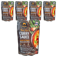 deSIAM 泰式紅咖哩調理醬包, 200g, 5包
