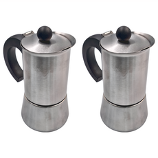 ibili 義式摩卡壺，316不鏽鋼，尼龍矽膠材質, 1組