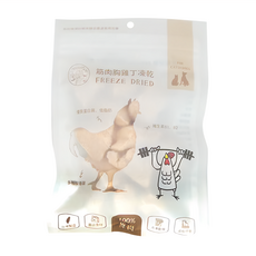 PETCOOK 派庫廚房 筋肉胸雞丁凍乾, 雞肉, 50g, 1包