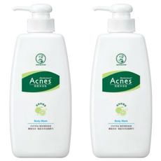MENTHOLATUM 曼秀雷敦 Acnes 抗痘沐浴乳, 清爽柑橘味, 600ml, 2瓶