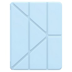 Baseus 倍思 簡尚Y型三折保護套, iPad mini 6 8.3英吋, 天藍色, 1個