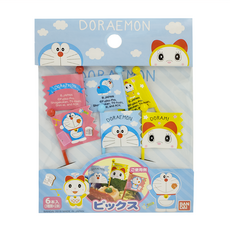 BANDAI 食物叉6支,哆啦A夢 Set, 日本產, 耐熱/冷溫度ABS樹脂, 1組