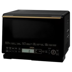 HITACHI 日立 過熱水蒸氣烘烤微波爐 黑色 31L，MROS800ATK