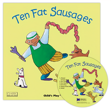 JY Books 鵝媽媽歌唱繪本 Ten Fat Sausages Set, 點讀版