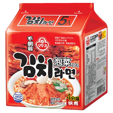 OTTOGI 不倒翁 泡菜拉麵 120g, 5包