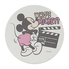 收納王妃 迪士尼扭屁杯墊, 白色, 1個