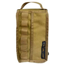 OWL CAMP 多功能紙巾盒 戰術紙巾收納袋 吊掛織帶設計 車用 露營 居家可用, 沙色