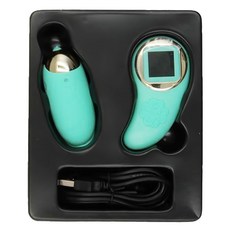 PRETTY LOVE 派蒂菈 無線遙控10頻X8速強震跳蛋 USB充電線 生活防水, 1個, 湖水綠