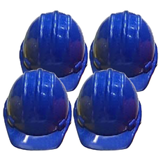 牛哥牌 安全帽, 工業用防護頭盔, 藍色, 4個, 單一尺寸