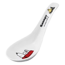 yamaka 山加商店 Snoopy 陶瓷湯匙, 屋子 白色, 1個