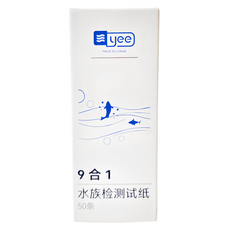 yee 九合一水族檢測試紙 50入, 1瓶