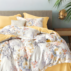 Prawear 巴麗維亞 60支100%天絲四件式兩用被床包組