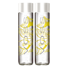 VOSS 芙絲風味氣泡水 檸檬小黃瓜, 瓶裝水界的愛馬仕, 無糖零熱量, 雪碧口感, 時尚玻璃瓶身, 375ml, 2瓶
