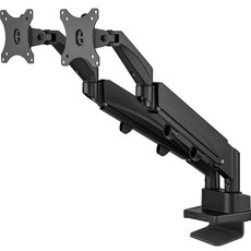 韓國 LUnA LAB 節省空間 雙螢幕支架, 黑色, 1個