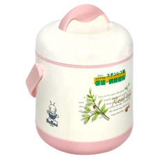 BuBee 小蟻布比 頂鮮保溫提鍋, 不鏽鋼內膽, 台灣製, 顏色隨機, 1.3L, 1個