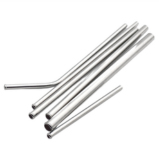 防刮舌316不鏽鋼吸管9件套組 環保可重複使用, 1入, 1組