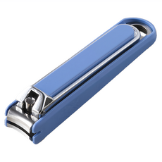 KAI 貝印 銀邊指甲剪 HL-0605 M, 藍色, 1支