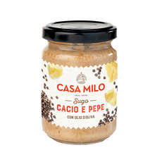 CASA MILO 黑胡椒起司麵醬, 130g, 1罐