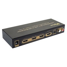 DigiSun 得揚 AH231R 三入一出切換器 + 音訊擷取器, 支援4K HDMI, 3D, FHD 1080P, 1個