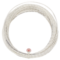 Wilson Synthetic Gut Power 網球線 16 1.30mm, 白色, 1捲
