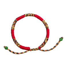 財神小舖 手工五色線手鍊 護身保平安 招貴人 引桃花 避邪轉運