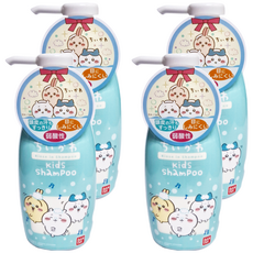 BANDAI 吉伊卡哇 二合一洗髮乳，弱酸性, 300ml, 4瓶