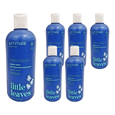 ATTITUDE 艾特優 兒童泡泡浴 藍莓味 473mL, 6瓶