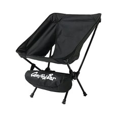 Camping Bar 迷你戰術椅 帆布+ 鈦合金材質, 黑色, 1個