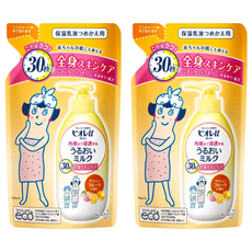 Biore 蜜妮 角質滲透肌膚乳液補充包 果香, 250ml, 2包