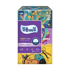 all'swell 柔軟面紙 100%天然紙漿, 6包, 1袋