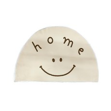 北歐絨毛地墊, 柔軟舒適, 防滑吸水, 61 x 39.5cm, 半圓 home, 1個