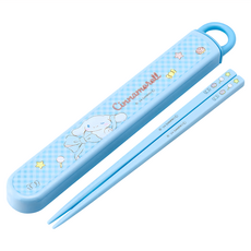 Skater 銀離子兒童筷子含收納盒, 收納盒(195 x 27 x 15mm) + 筷子(165mm), 大耳狗, 1組