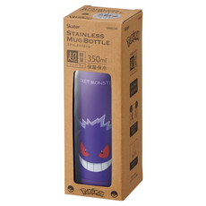 Skater 寶可夢保冷保溫瓶 直徑63 x 187mm 耿鬼 220g, 350ml, 1個