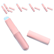 圓頭矽膠唇刷 丁香紫/天青藍/櫻花粉, 6個