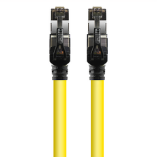 PowerSync 包爾星克 Cat.8 40Gbps超高速網線, 5m, 黃色, 1條